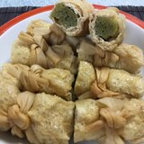 野蕗の油揚げ巻き煮